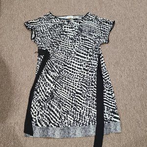 Black and white dress